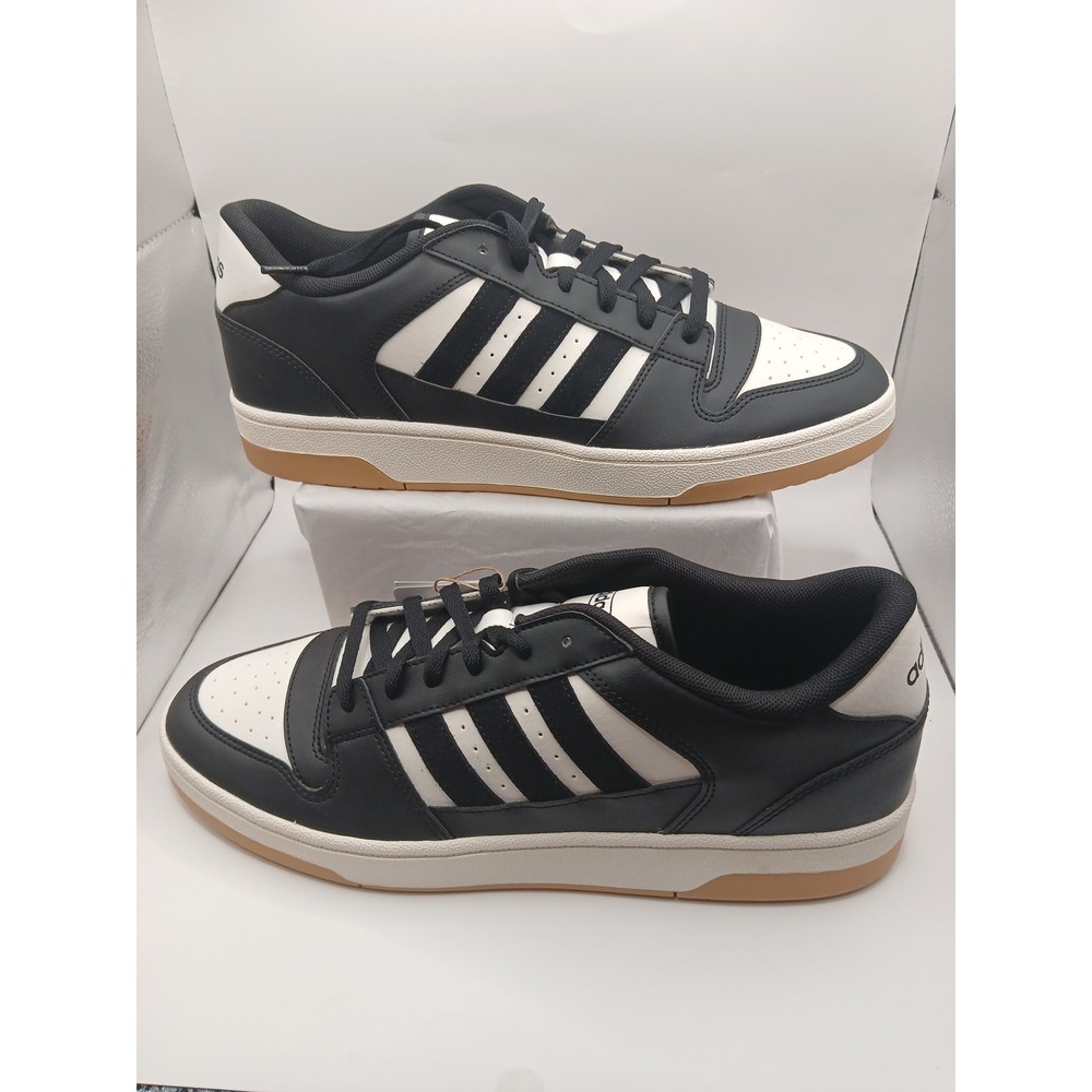 Adidas Break Start Mens Shoes Black White Gum IH7963 Size 12 Low Top Sneakers